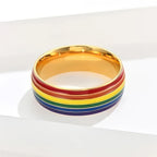 Regenbogenring für Herren 