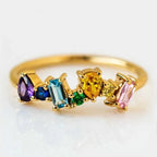 Regenbogenring für Damen