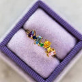 Regenbogenring für Damen