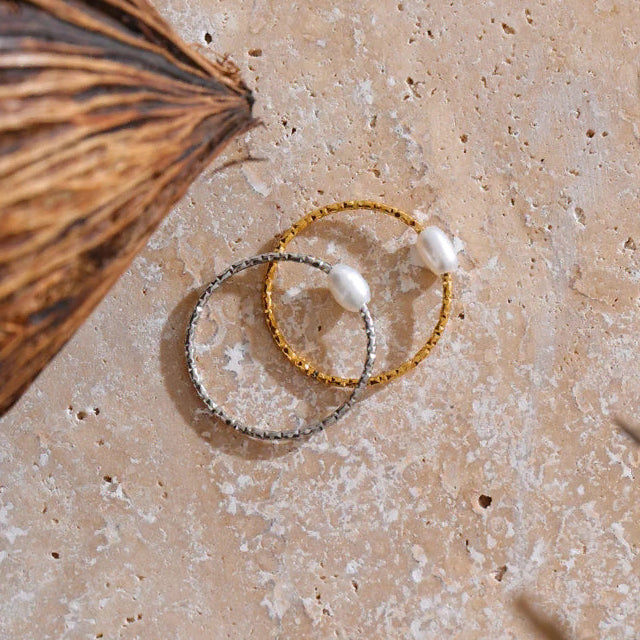 Ring mit Süßwasserperle Gold