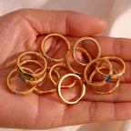 Fingerring mit gefasstem Geburtsstein für Damen