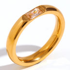Fingerring mit gefasstem Geburtsstein für Damen November