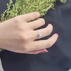 Ring mit Eisberg-Dreieck