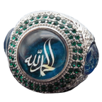 Berberischer Ring für Herren / Damen in Silberfarbe 