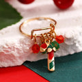 Weihnachtsbonbon-Ring für Damen