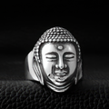 Buddha-Ring Silber Gold 
