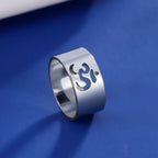 Buddhistische Om Tibet Ring Silber