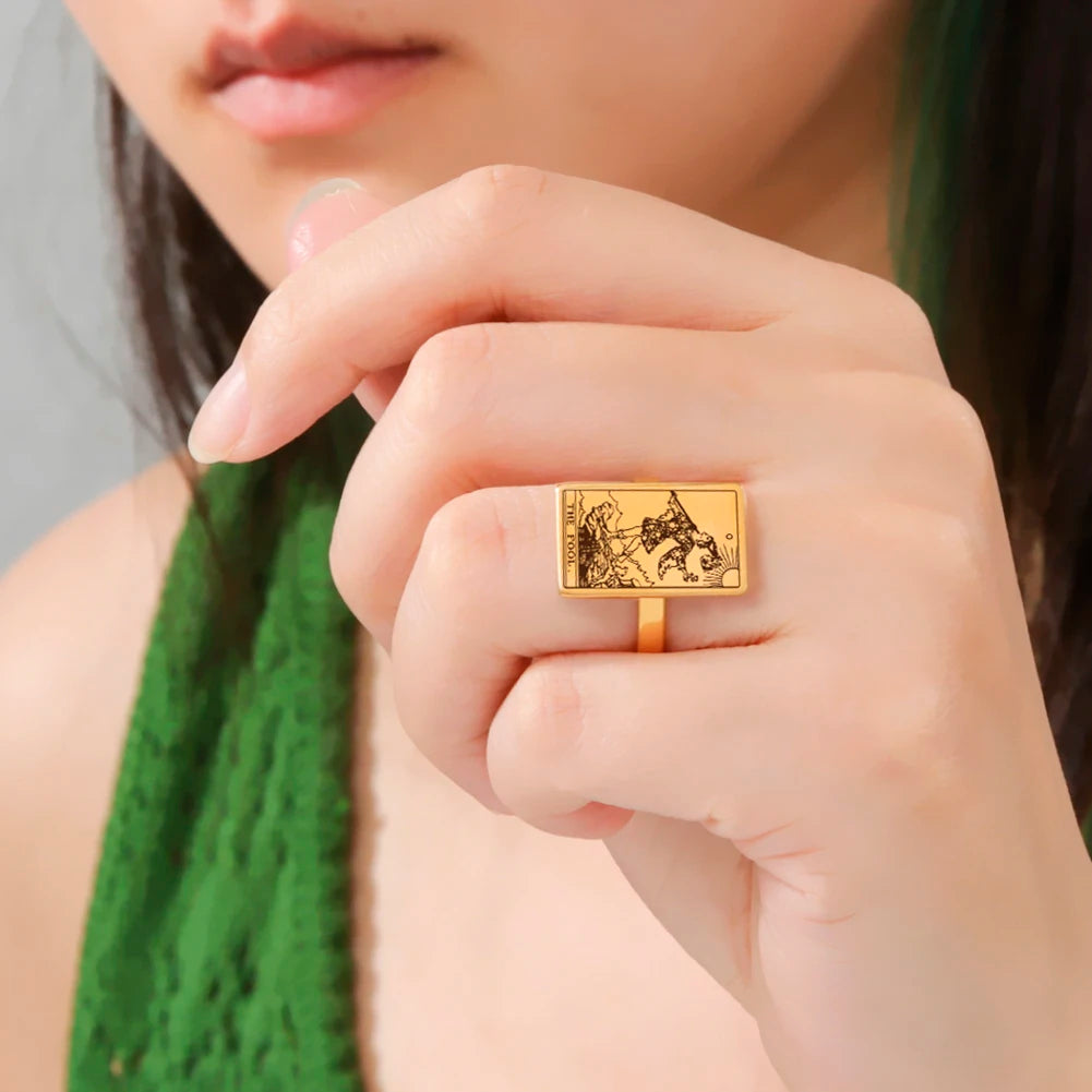 Bague carte de tarot