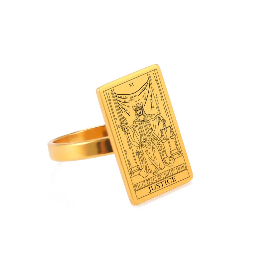 Bague carte de tarot