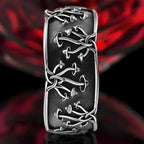 Ring mit Pilzen für Herren
