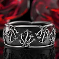 Ring mit Pilzen für Herren