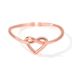 Ring mit verschlungenem Herz Roségold