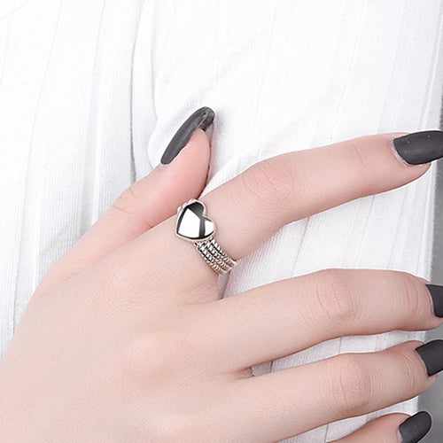 Retro Herzring Damenring