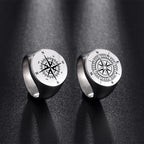 Ring Kompass Kompass Rose des Winds Stil 1