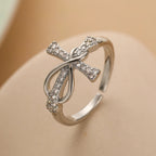 Ring Christliches Kreuz Zirkon Damen Silber