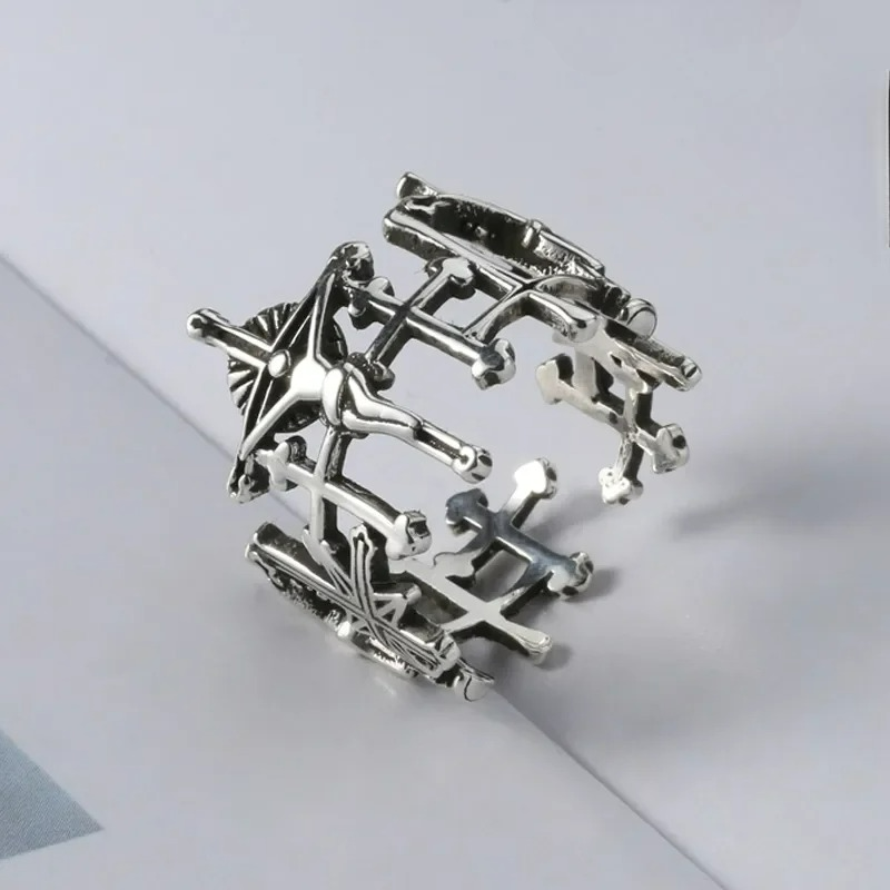 Jesus-Kreuz-Ring für Damen