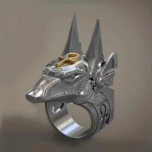 Antiker Ägyptischer Anubis-Ring