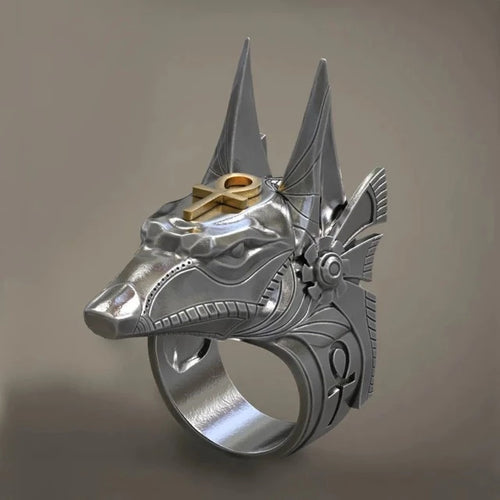 Antiker Ägyptischer Anubis-Ring