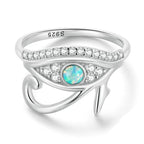 Ägyptischer Ring Auge des Horus Oudjat Silber