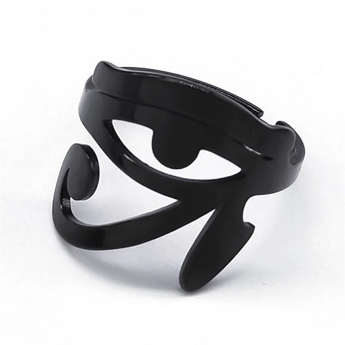 Ring Ägypten Horusauge Oudjat Zauberei Schwarz