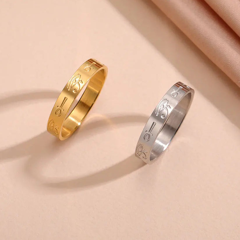 Ägyptischer Ring für Damen aus Gold