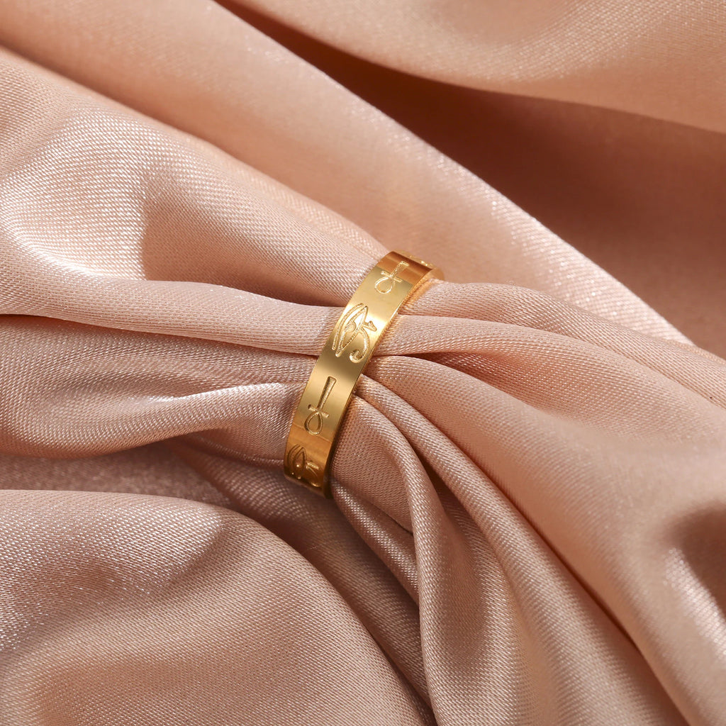 Ägyptischer Ring für Damen aus Gold