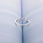 Eleganter Ring mit Lorbeerblatt