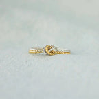 Eleganter Knotenring