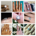 Wassertropfen-Zirkonring