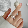 Damenring Kreuz Christlicher Ring Silber