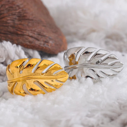 Ring Palmblatt Gold