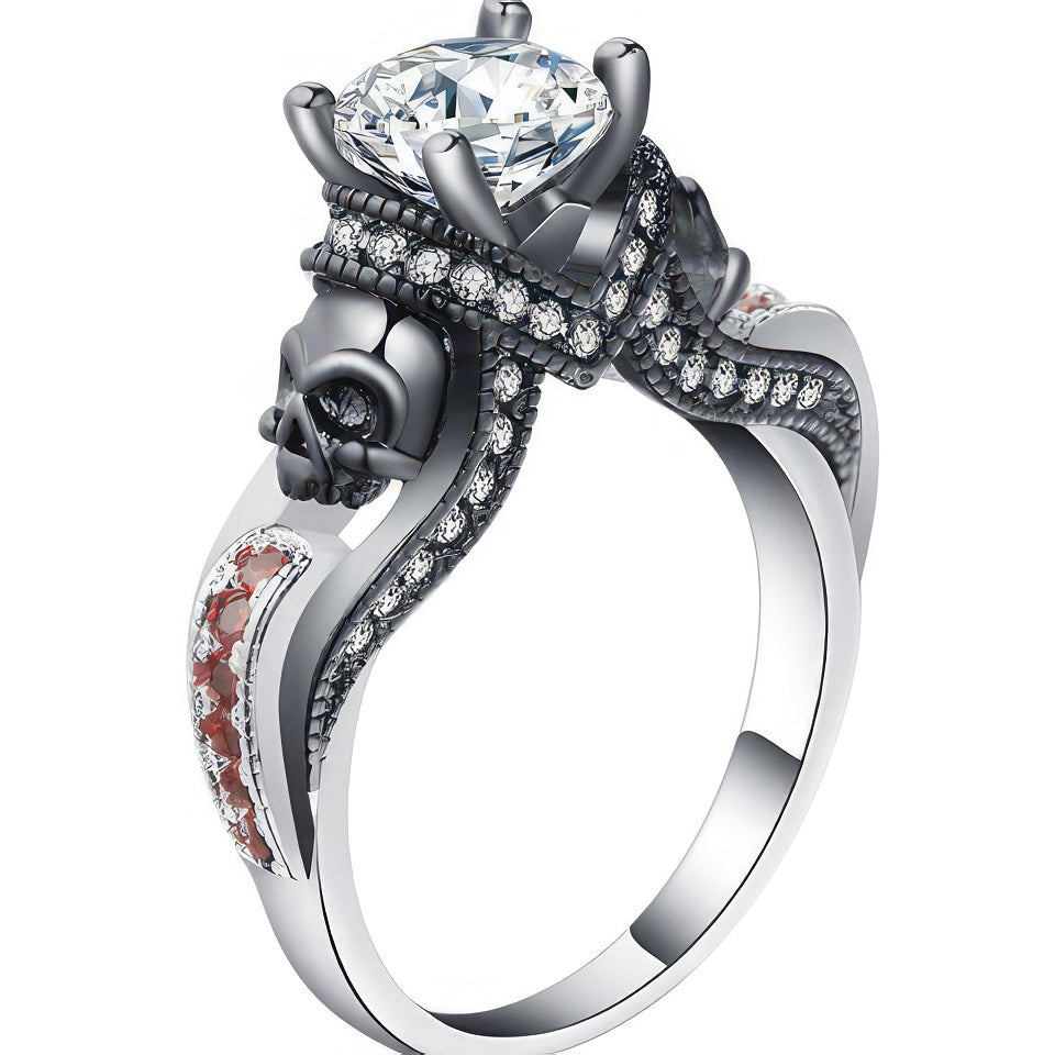 Feiner Totenkopfring 