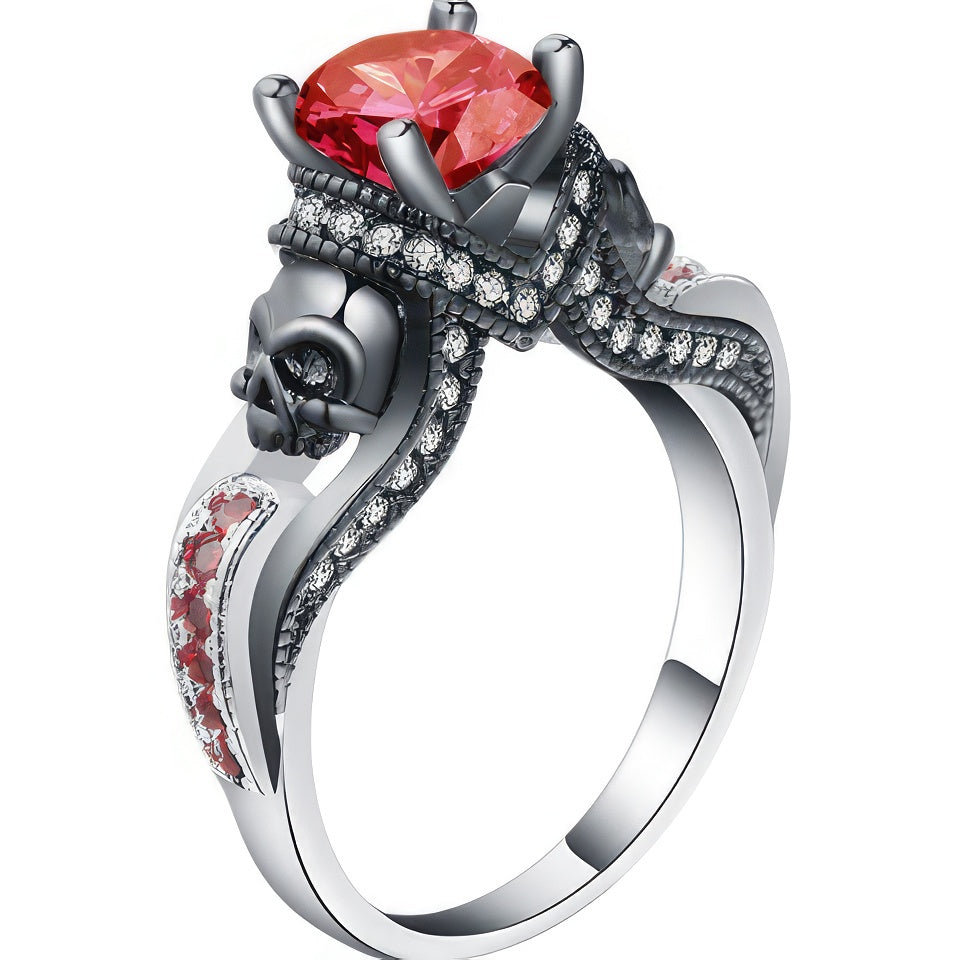 Feiner Totenkopfring 