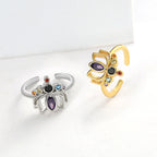 Lotusblumenring 7 Chakren für Damen 