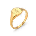 Gravierter Ring Wildblume Lavendel