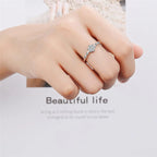 Schneeflockenring für Damen