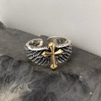 Herrenring Kreuz Christlicher Ring