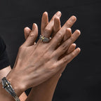 Herrenring Kreuz Christlicher Ring