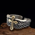 Herrenring Kreuz Christlicher Ring