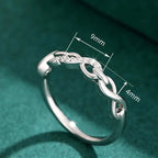 Funkelnder Unendlichkeitsring