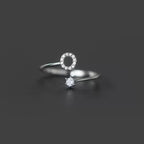 Initialring Damen o