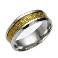 Breiter Herrenring mit <span data-glossary-id="etoiles-de-david">Davidstern</span>, jüdisches Symbol, Gold