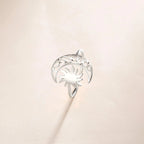 Mond- und Sonnenring Silber