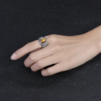 Tigerauge Ring Damen