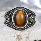 Tigerauge Ring Damen