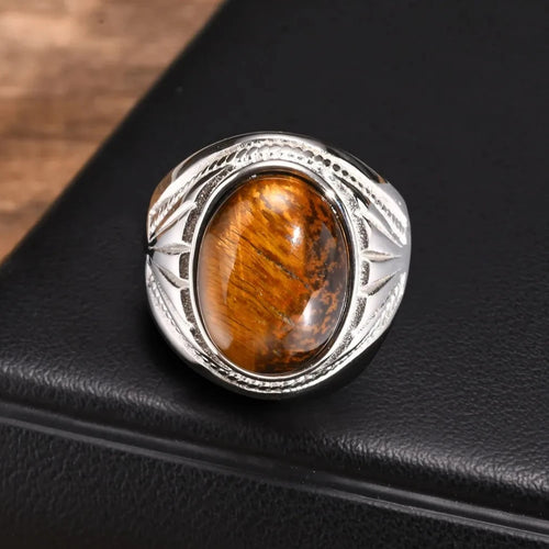 Tigerauge Herrenring
