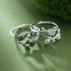 Ring mit verflochtenen Rosen