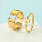 Bär Ring 2-teilig Gold
