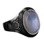 Ovaler Ring Mondstein Damen