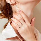 Pentakel-Ring Hexerei Frau Wiccan Ring Silber